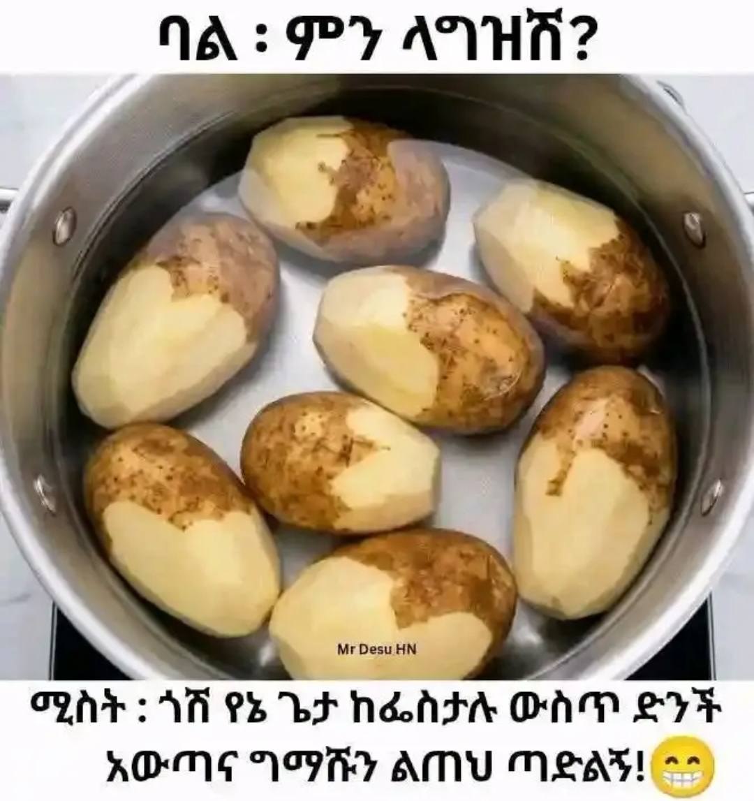 a pot full of potatoes with the words what is it?? 